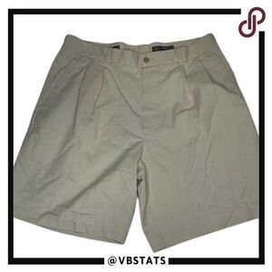 Size 35" Nordstrom Cement Flat Front Shorts